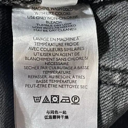 Pilcro and the Letterpress SZ 27 Slim Boyfriend Jeans Mid-Rise Distressed Black