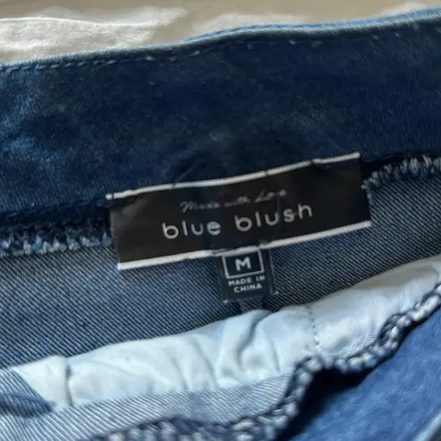 Blue Blush  Denim Skort