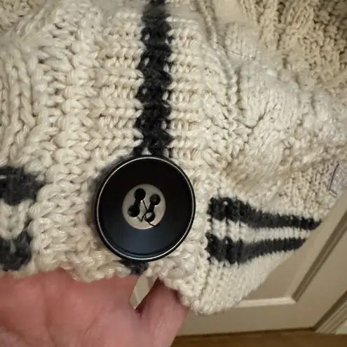 Taylor Swift Folklore Plus Cardigan Silver Star Cream Swiftie L/2XL