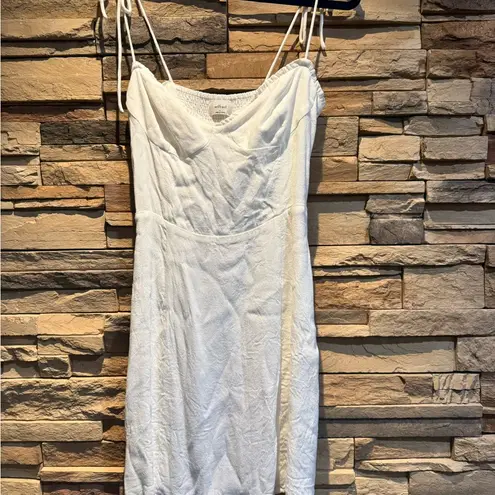 Wilfred  Aritzia White Spaghetti Strap Dress