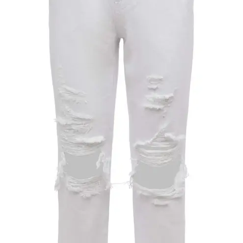 Pistola White Blizzard Presley High Rise Relaxed Roller Denim Jeans Size 26 NWOT