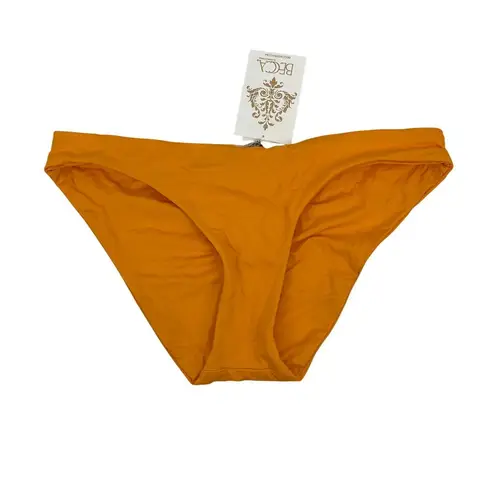 Becca Color Code Adela Hipster Bikini Bottom Neon Orange Burst Medium NWT