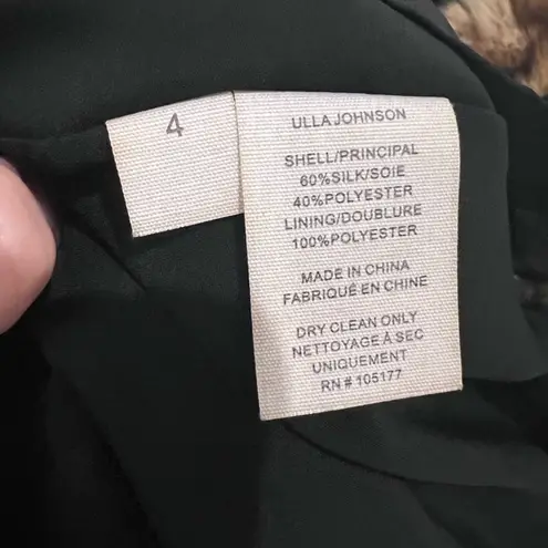 Ulla Johnson silk Ursa Fil Coupé Minidress size 4, NWT