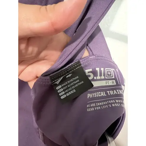 5.11 Tactical PT-R Catalyst Sports Bra Purple Size Large Womens