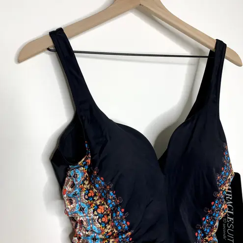 MiracleSuit Warp Speed Temptress One Piece Swimsuit Womens New Size 14