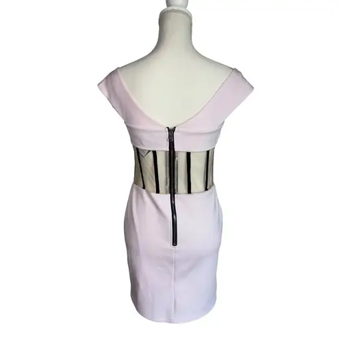 RTA For FWRD Evie Mini Dress in Festive Pink Medium New Womens Corset Party