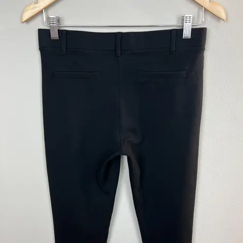 Betabrand Pant M Long Black Skinny Leg Dress Yoga Stretch Knit Pull On Womens