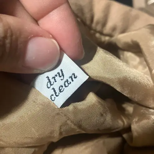 Pendleton VINTAGE 100% virgin wool tan pencil skirt size 16 #754