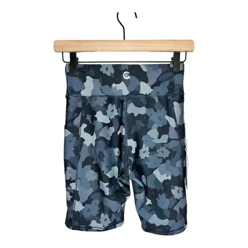 Johnny Was Calme Endurance Bike Short Gray Floral Camo