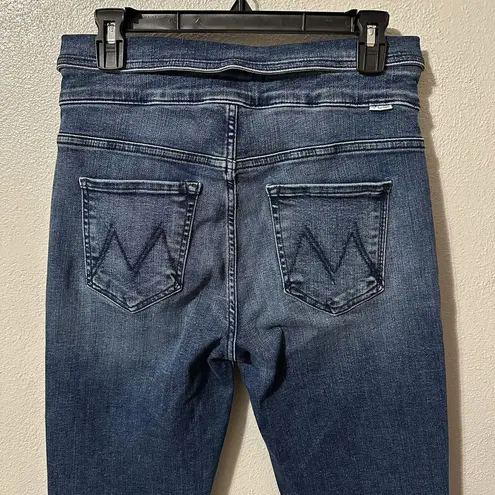 MOTHER The Triple Stack Insider Ankle Jeans In Chick Flick Size 28 Medium Wash Blue