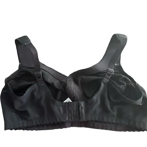 Glamorise MagicLift Original Support Full Figure Bra 1000 Black Womens Size 40G