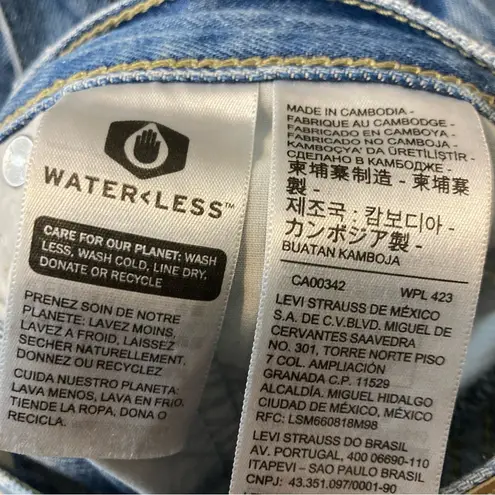 Levi’s Low Pro Straight Vintage 90’s Mid Rise Relaxed Slouchy Blue Denim Jeans Size 28