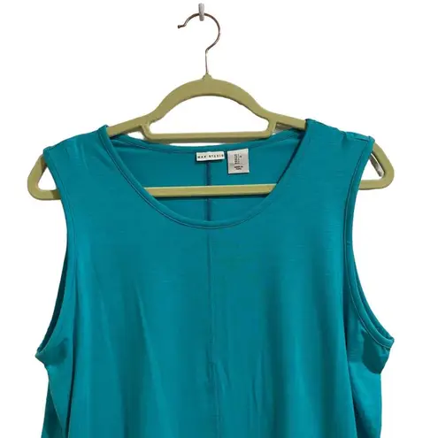 Max Studio  Teal Muscle Tank Sz L