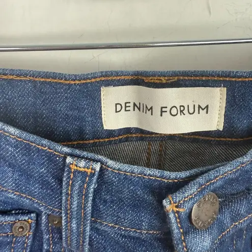 Aritzia Denim Forum The Anjelica High Rise Slim Jeans Size 25 EUC Blue