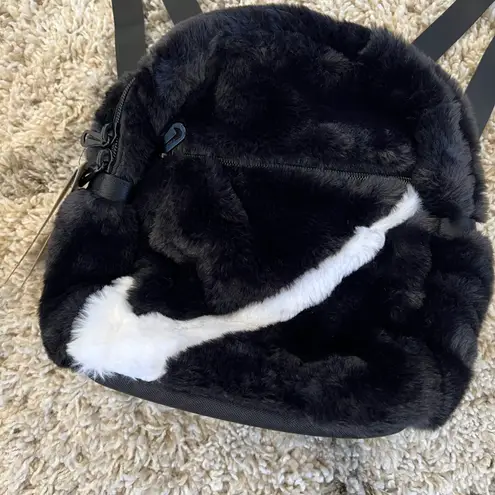 Nike NWT  Sportswear Futura 365 Faux Fur Mini Backpack