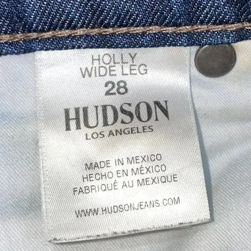 Hudson Jeans  Holly Wide‎ Leg Cropped Denim Jeans Size 28