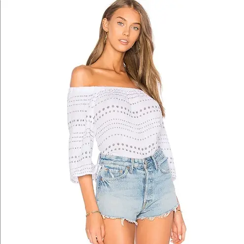 Michael Stars Daisy Off Shoulder Cottage Core Top