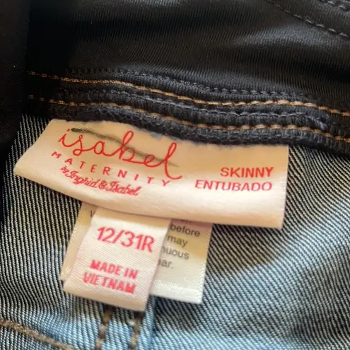 Isabel Maternity New Dark Skinny Jeans Size 12 or 31R NWT