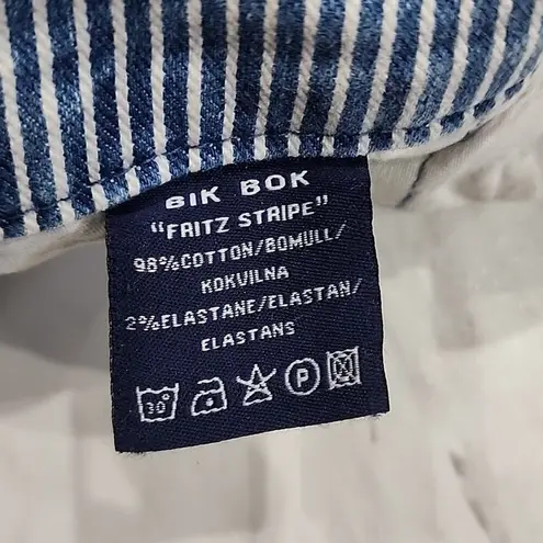 Bik Bok Vtg 90s Tough Love "Fritz Stripe" Jeans Pin stripes 32x35 Juniors 13-15