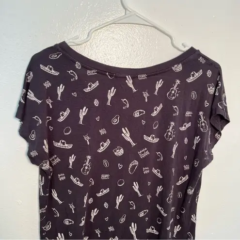 Pleione  T-Shirt Southwest Avocado Cactus Guitar