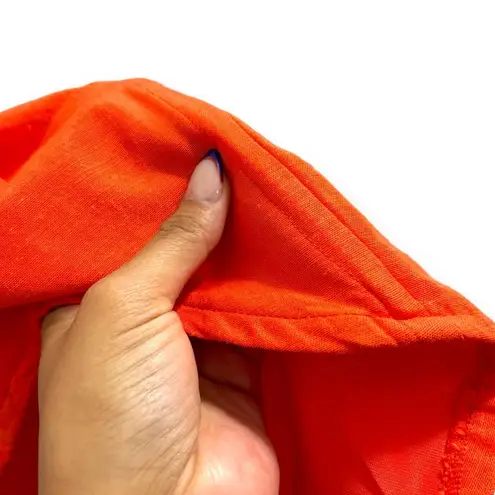 Midnight sky NWT Orange Bustier Corset Crop-top Large