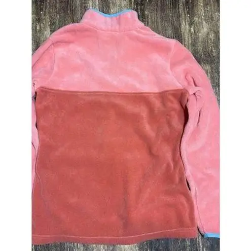 Columbia  Women's Peach Pull Over Fleece Shirt /Sweater Size MED