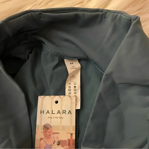 Halara Blue Turquoise Flowy High Waisted Dance Casual Shorts Sz M