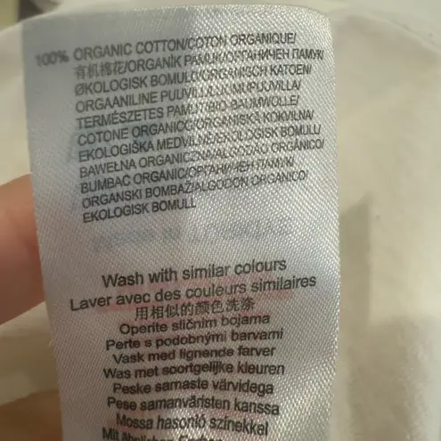 DAMSON MADDER Spritz Boyfriend Graphic Tee size 10 Aperol Spritz White US 6