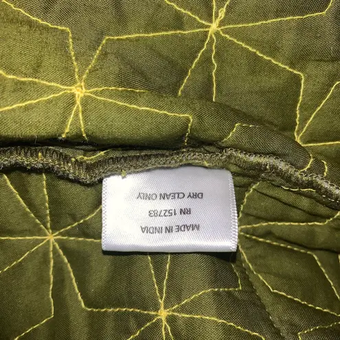 Anna Cate Nickie mini Skirt, Lime Quilt size XS belted NWT Green