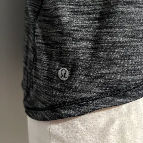 Lululemon Dark Gray Muscle Tank Top Fitness Workout