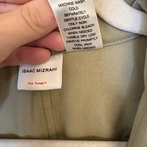 Isaac Mizrahi for Target Tan Double Breasted Peacoat Jacket | XL Classic Style