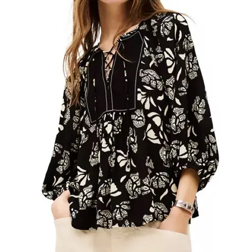 Ba&sh Aura Blouse Black Size Medium