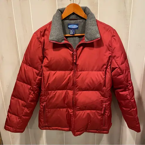 Cute vintage 90s Cherry down fleece lined puffer Fuda Sport warm cozy winter Gray Size M