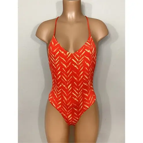 New. Dolce Vita plunge neck swimsuit. Retails $149 Orange