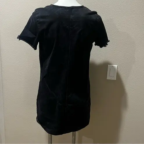 Two by vince camuto black short sleeve tshirt dress