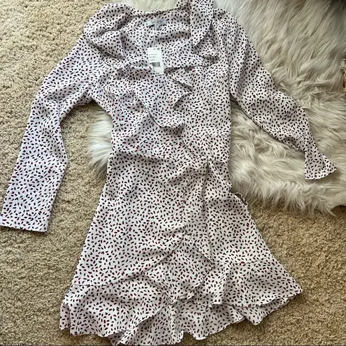 Lucy Paris White Wrap dress