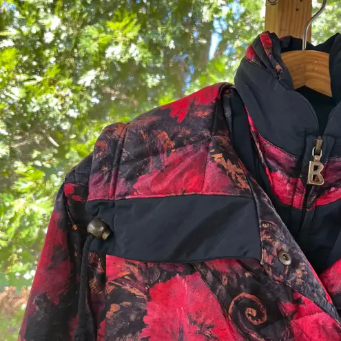 Bogner Women's Vintage Red And Black Ski Jacket Size 10
