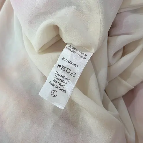 Buddy Love Eden Dazed Maxi Dress Long Sleeve size Large Pink Blue