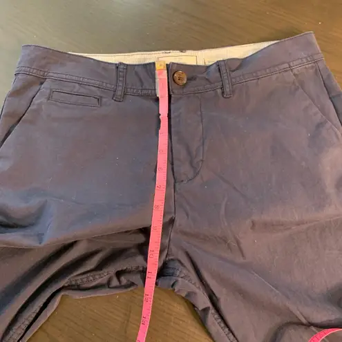 Fat Face Devon Chino Navy Blue Regular Fit Women's Pants Size 8 Basic Minimalist