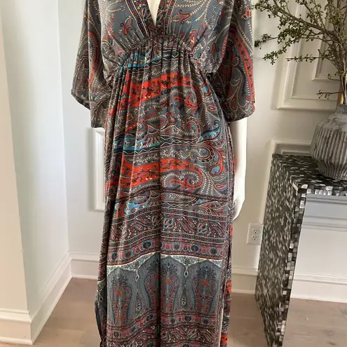 Printed Flowy Maxi Dress or Bathing Suit Cover Up