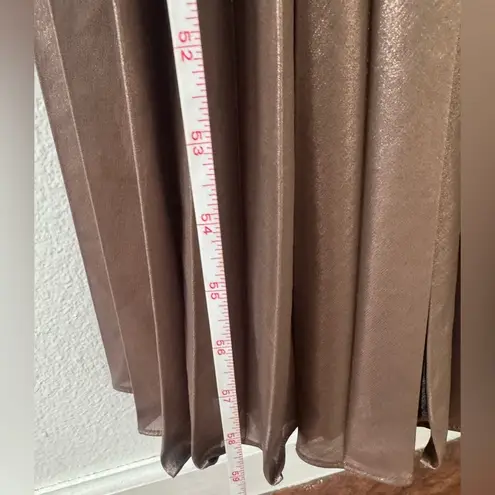 Antonio Melani  Zaira Chiffon Evening Dress Metallic Empire Waist Pleats NWT 6