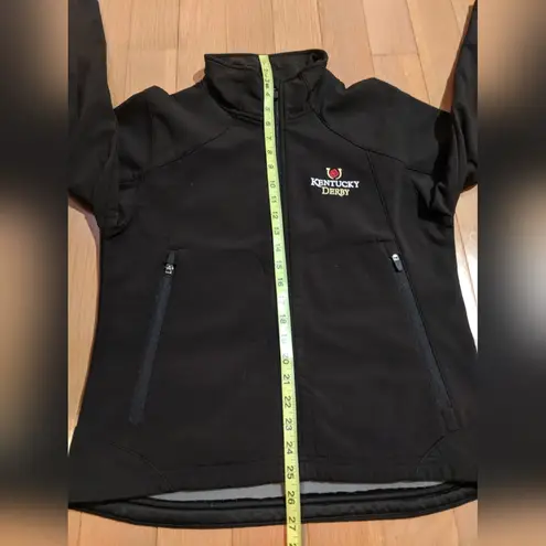 The Mountain Tri- Kentucky Derby Black Windbreaker Jacket Womens Size Small