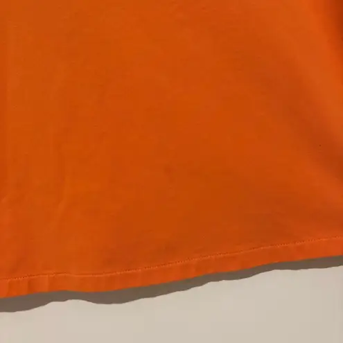 Spartina 449 Serena embroidered Half Zip sleeveless Dress Orange Size large