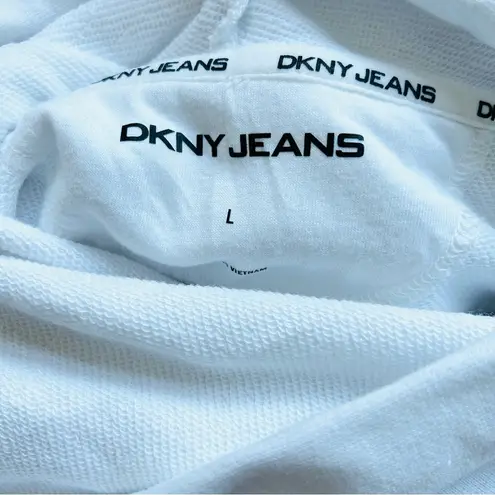 DKNY  Jeans New York City White Hoodie Large