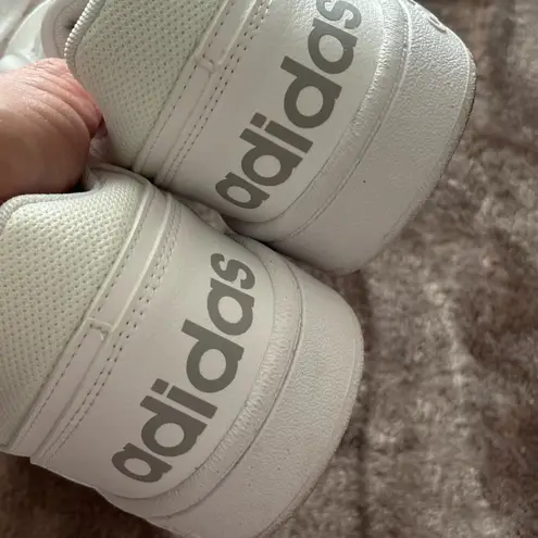 Adidas  Classic White Hoops 2.0 Sneakers Size 7