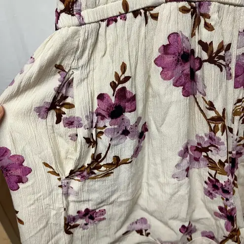 American Eagle AEO floral halter romper - XS