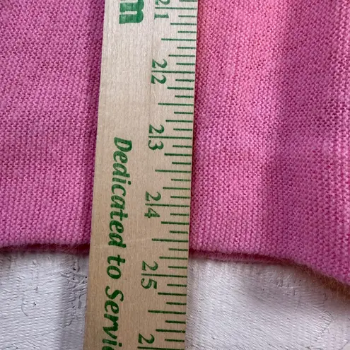 Vintage Haymaker Pink Orlon Acrylic Cardigan Sweater Embroidered Crocodile Logo Size M