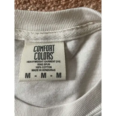 Comfort Colors  Gettin Hitched Western Graphic Tee Size M Beige Unisex