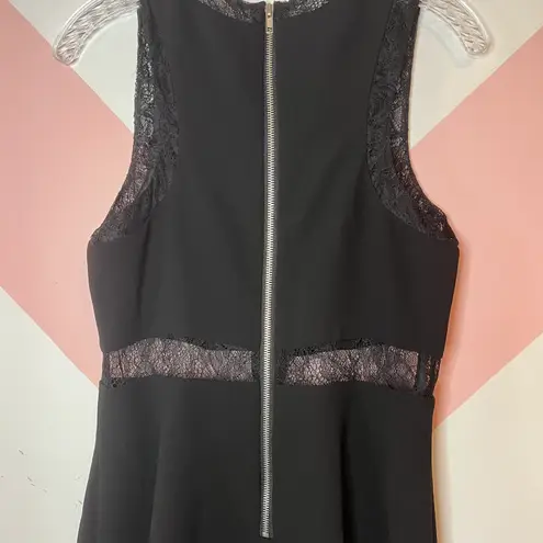 BCBGeneration NWT  Black Dress with Lace Size 8