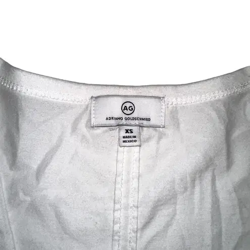 AG Adriano Goldschmied Adriano Goldschmied V-Neck Short Sleeve White Tee XS